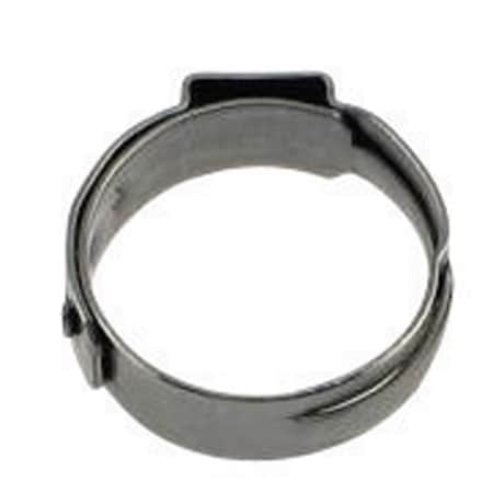 Nibco SharkBite 3/8 in. PEX X 3/8 in. D PEX Stainless Steel Clamp Rings, PK10 UC952A